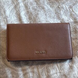 Guess Tan Leather Wallet